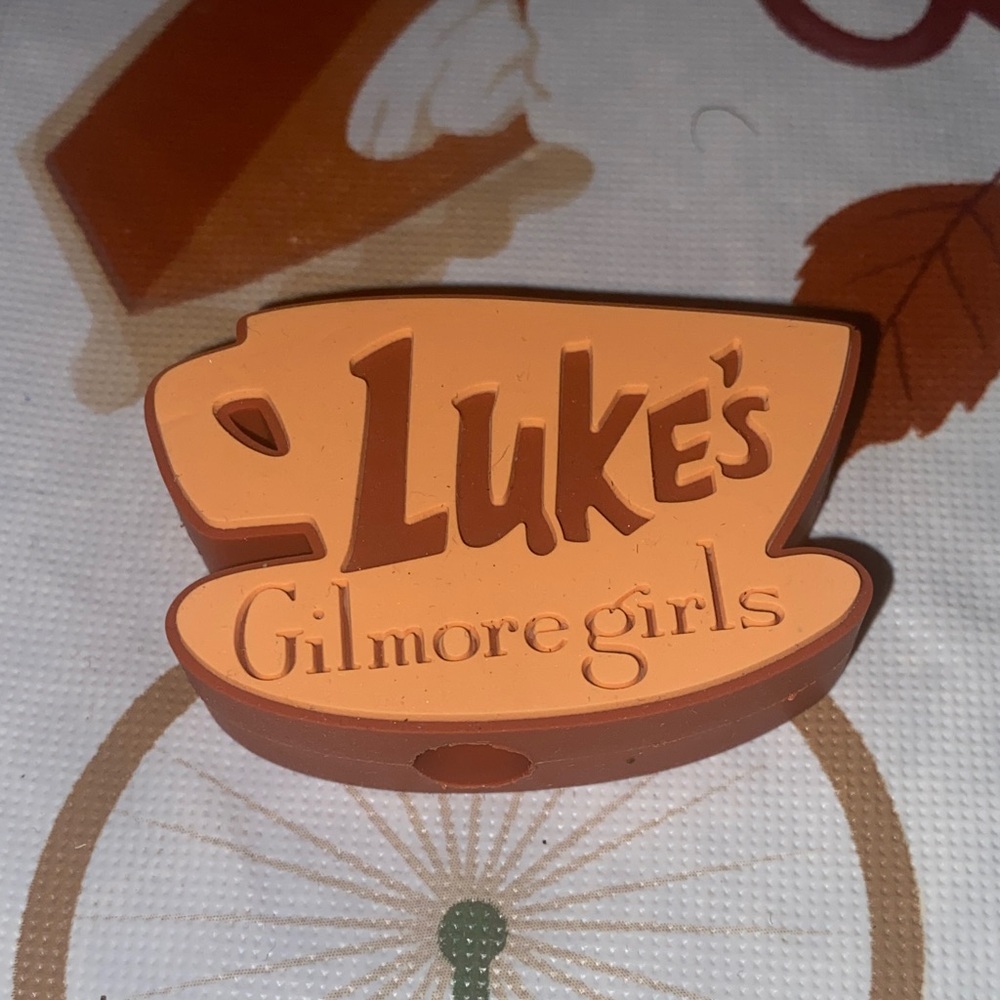 Luke's Gilmore Girls Coffee Cup straw decoration